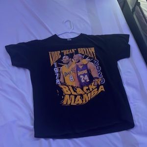 Black Kobe “Bean” Bryant Black Mamaba graphic tee